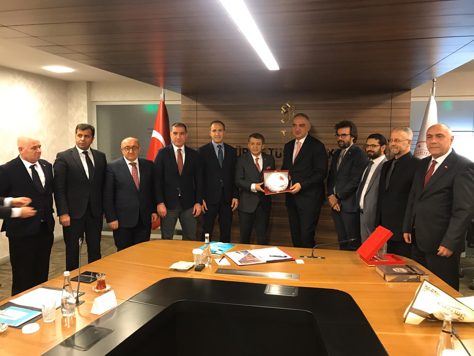 Turizm Bakanı Ersoy’a KGK ziyareti