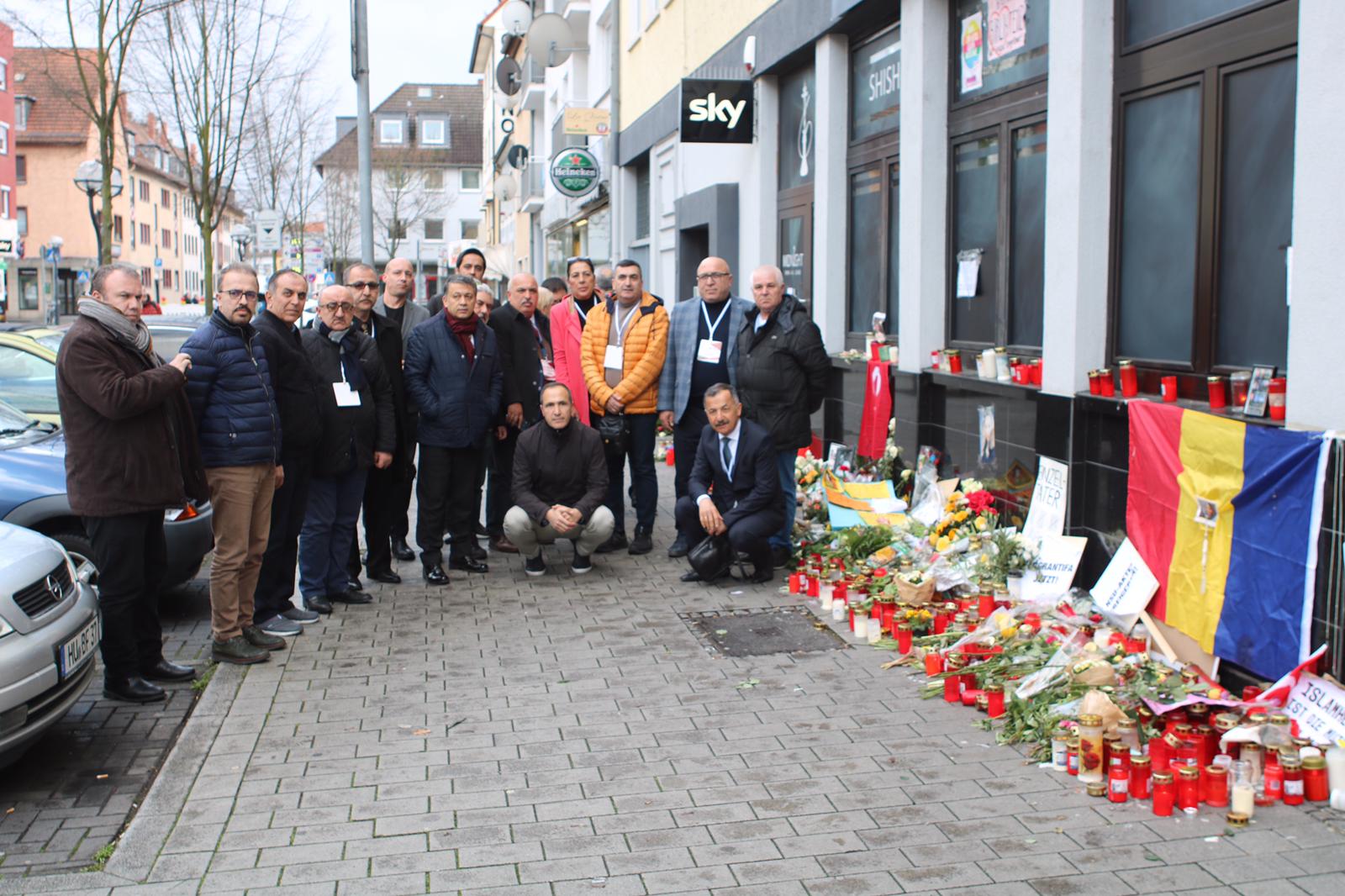 Almanya-Hanau’da acıları paylaştık