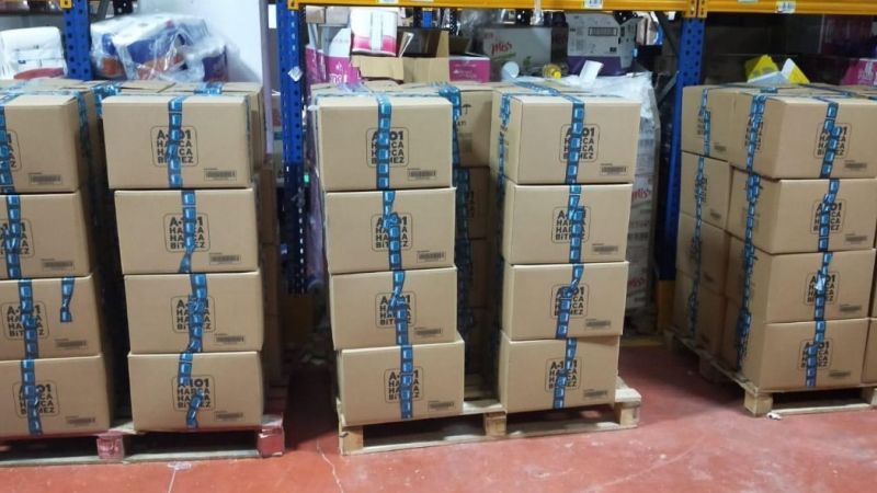 KGK gıda paketleri gazetecilere ulaştı