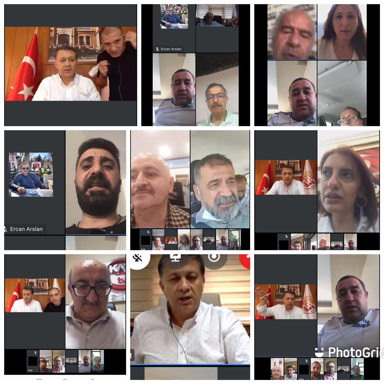 KGK, 24 Temmuz gündemli on-line toplantılar yaptı