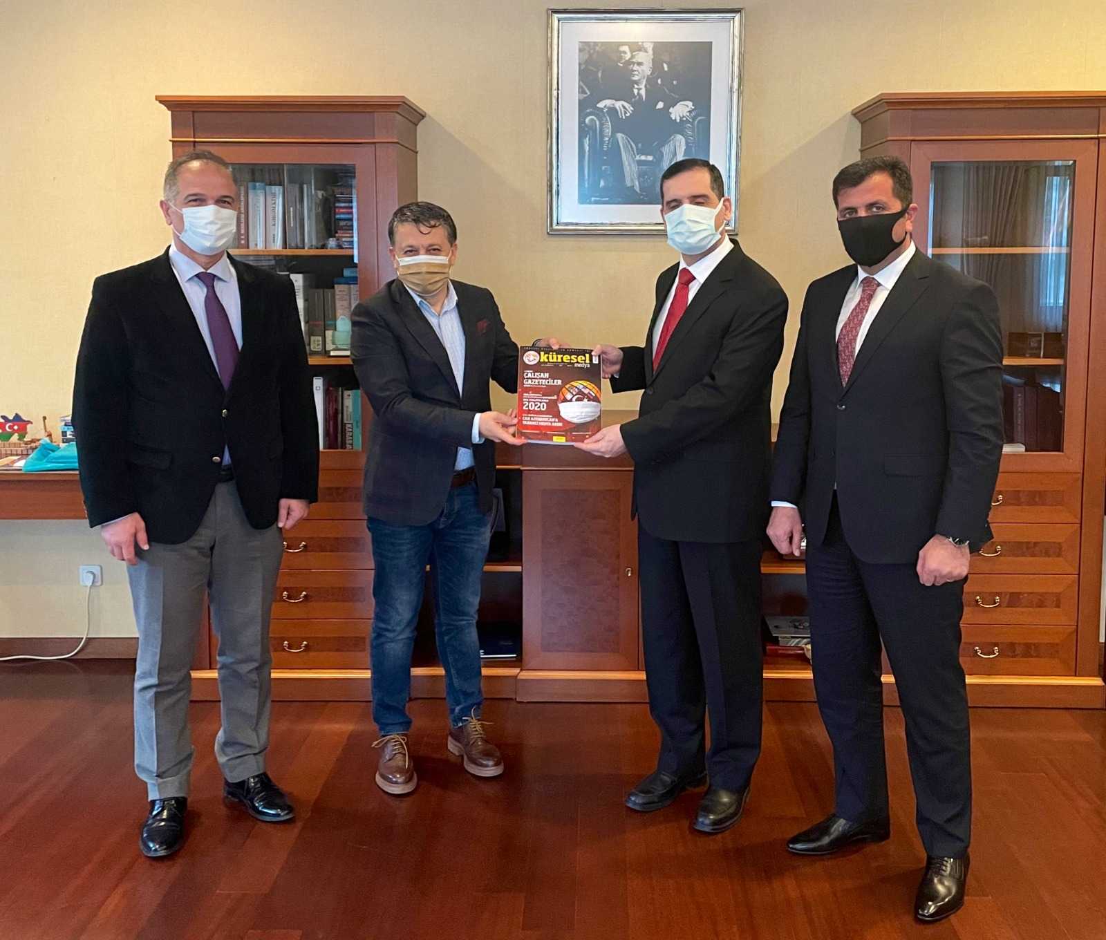 KGK’dan Bakü Büyükelçisi Özoral’a ziyaret