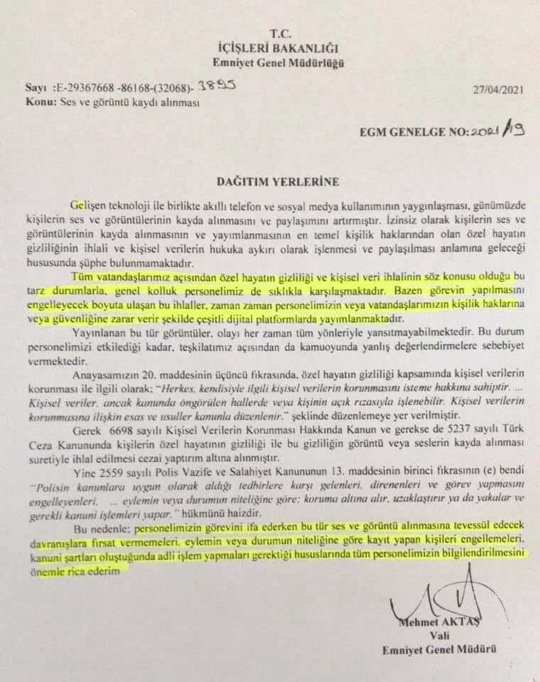 KGK: Basın özgürlüğünü hiçe sayan bir genelge yok hükmündedir