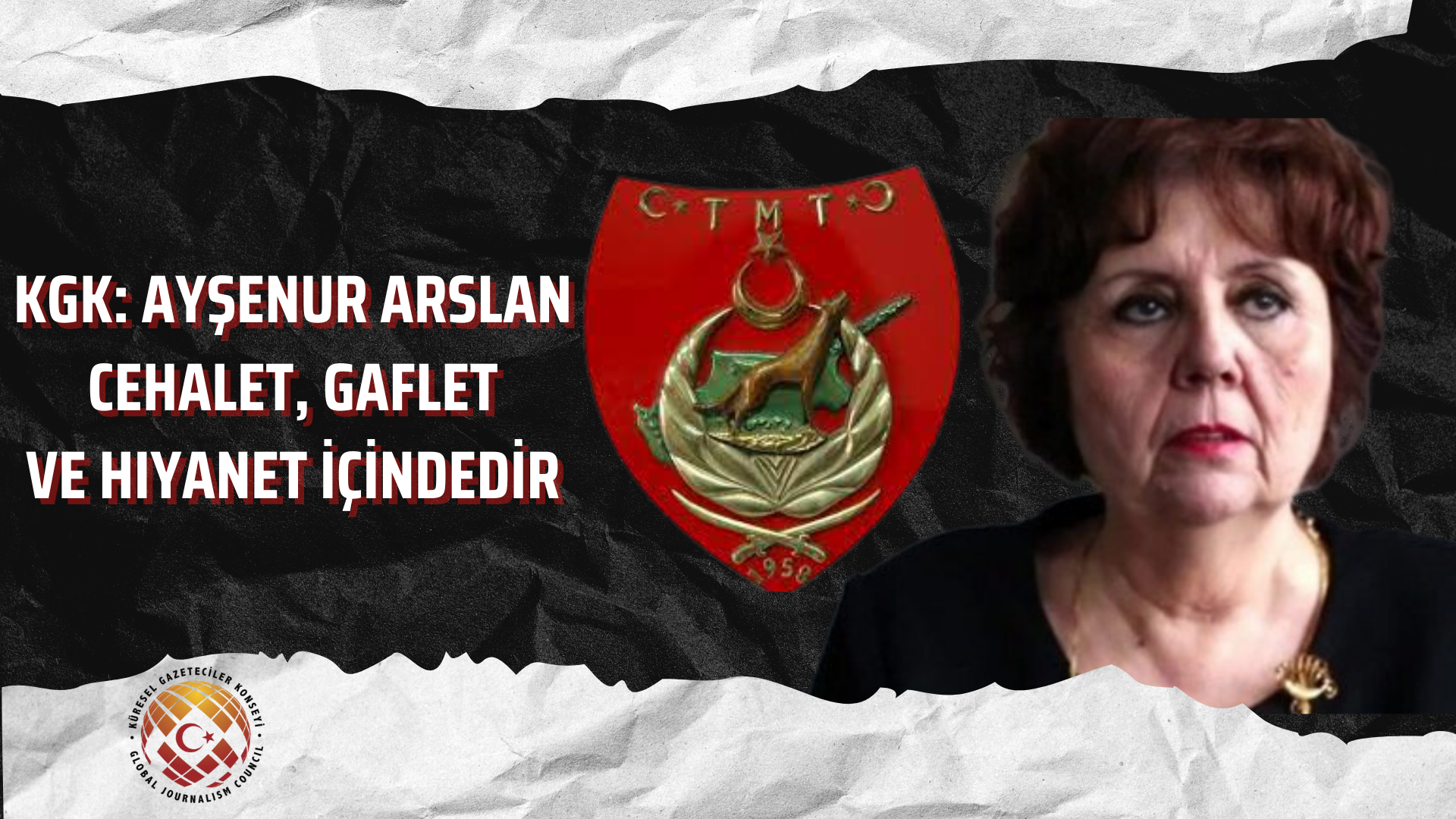 KGK: Ayşenur Arslan cehalet, gaflet ve hıyanet içindedir