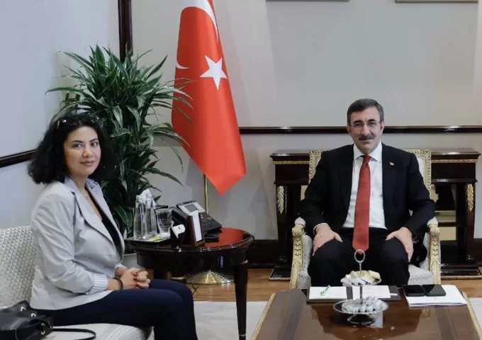 Cumhurbaşkanı Yardımcısı Cevdet Yılmaz’a KGK brifingi