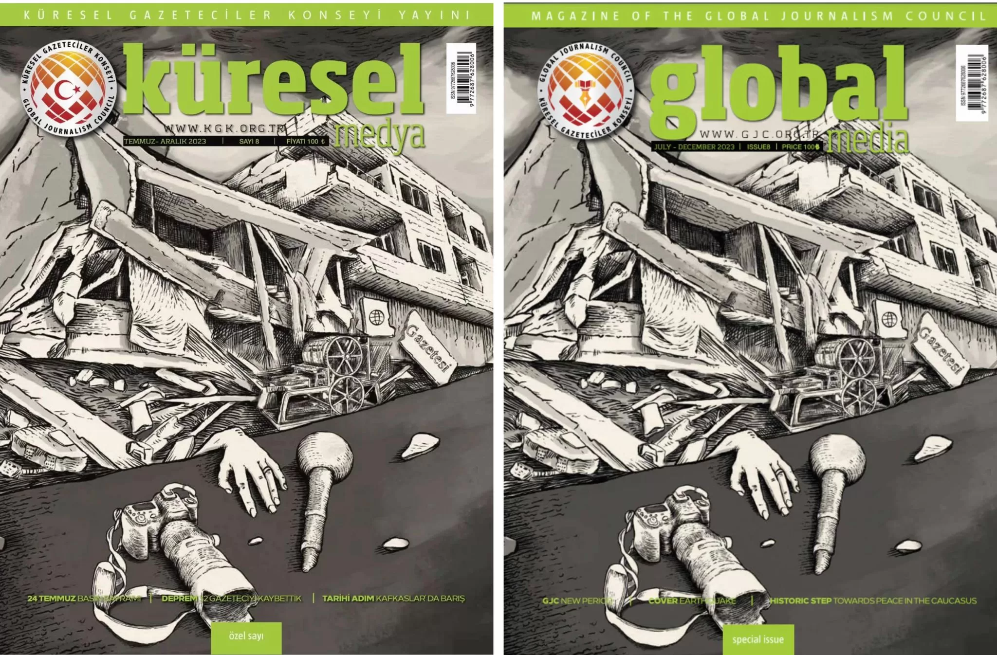Küresel Medya dergisinin 24 Temmuz’a özel 8. sayısı çıktı