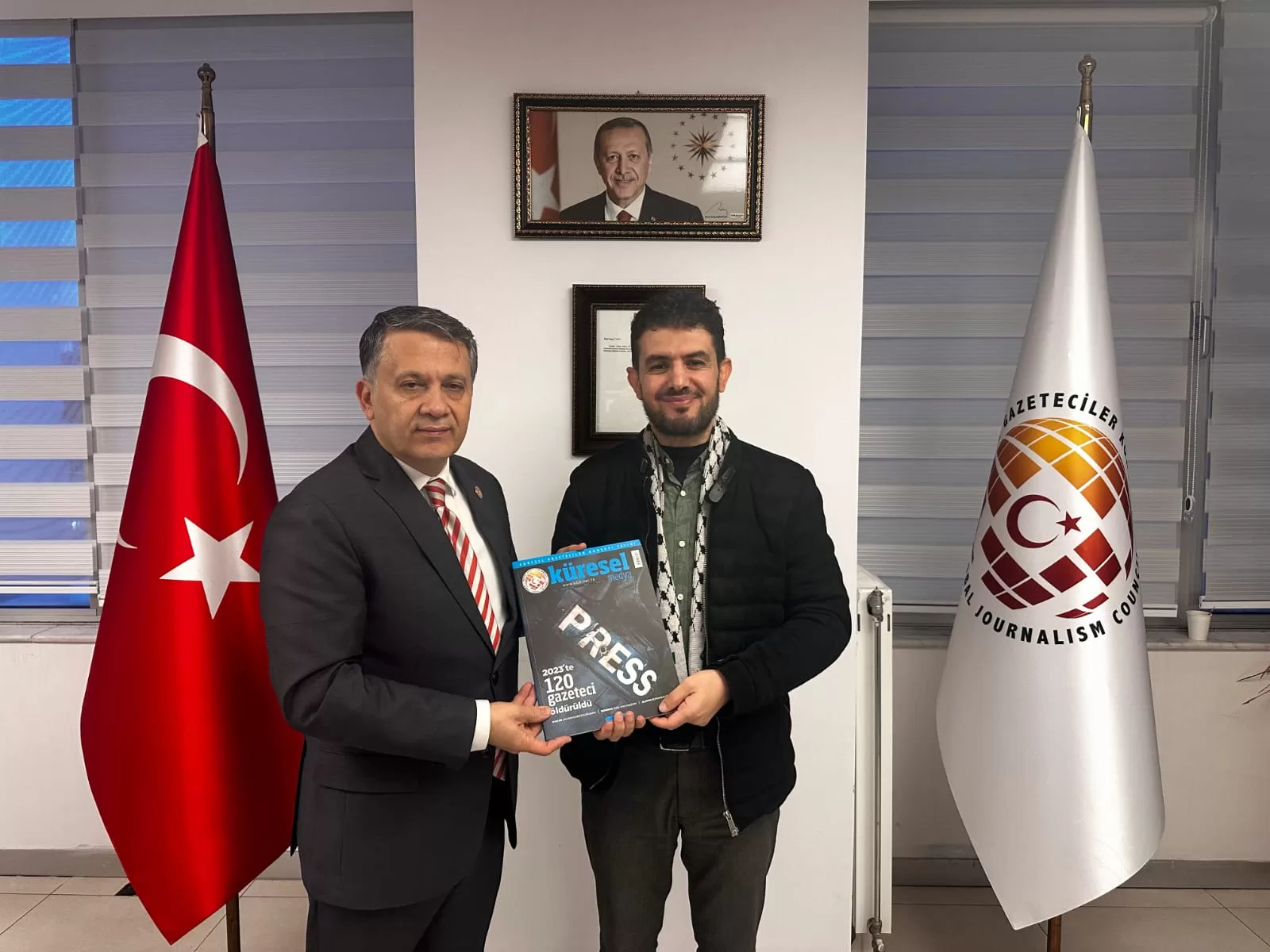 KGK 10 Ocak resepsiyonuna Gazze damga vurdu